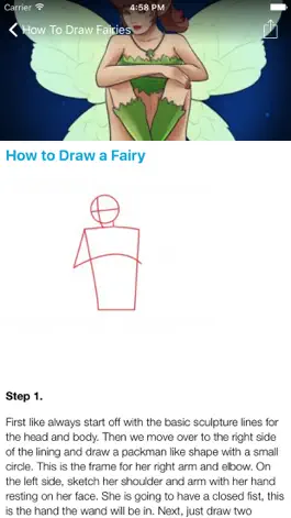 Game screenshot How To Draw Fairies apk