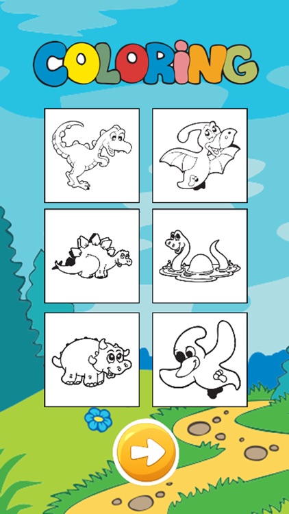 Dragon Dinosaur Coloring Book HD