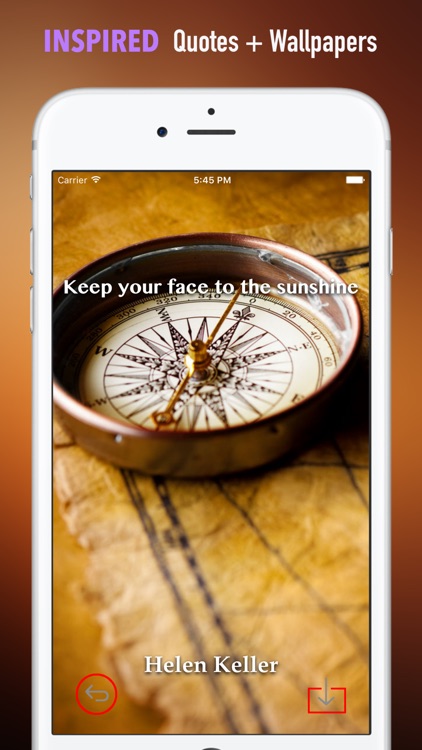 Compass Wallpapers HD: Quotes Backgrounds screenshot-4