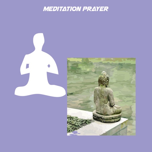 Meditation prayer icon