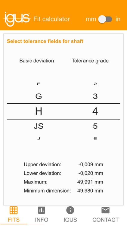 igus® Fit Calculator