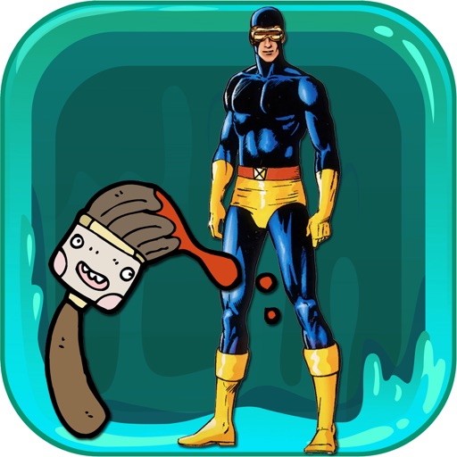 Coloring For Kid Game Cyclops Icon