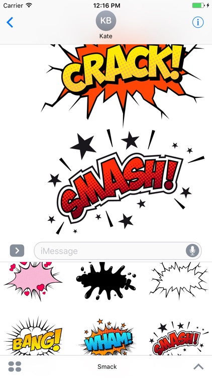 Comic Speech Bubbles Stickers Mania screenshot-4