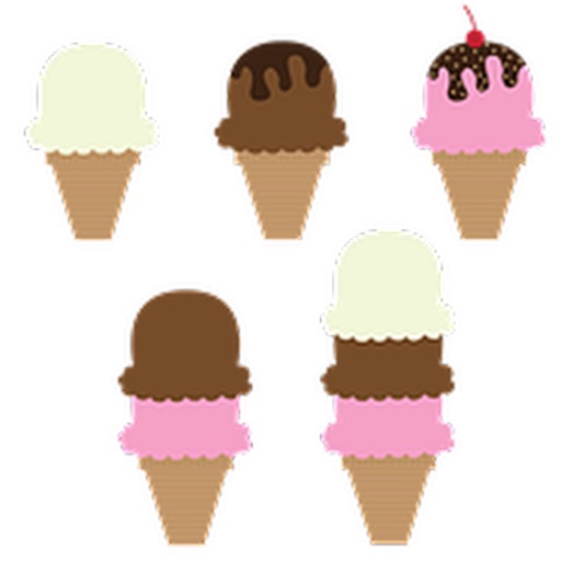 Ice Cream Stickers icon