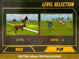 Screenshot 4 Fauna simulador ataque guepardo 3D - perseguir los animales salvajes, cazan en esta aventura de safari iphone