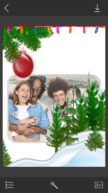 Xmas 2017 Photo Frame - Frame editor