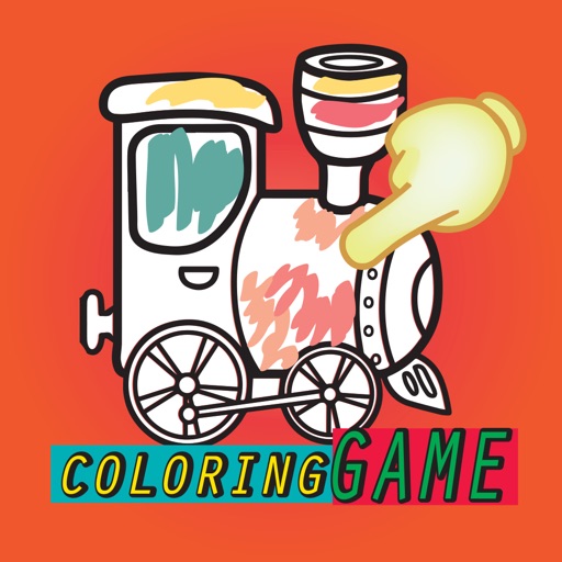 Cute Trains and Subway Valley Coloring Book icon