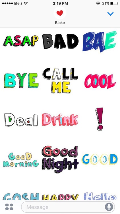 Answers Stickers