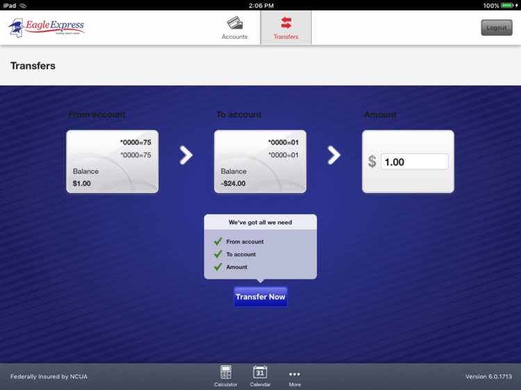 Eagle Express FCU for iPad screenshot-3
