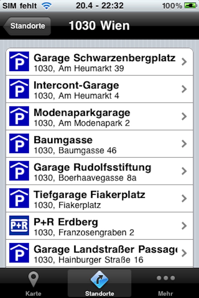 Parken in Wien screenshot 3