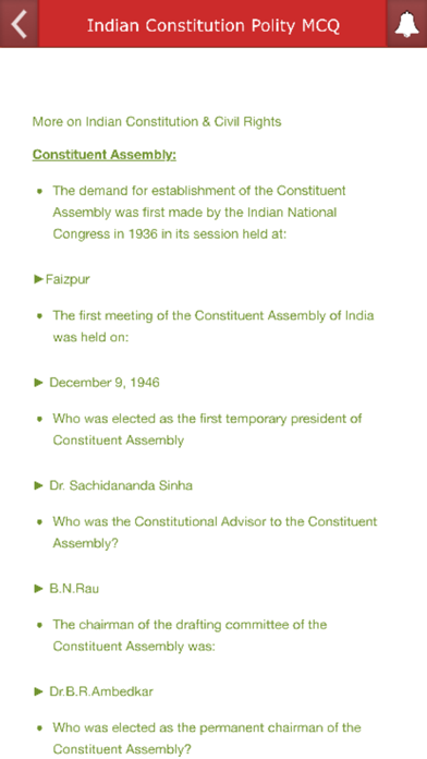 Indian Constitution Polity MCQ screenshot 3