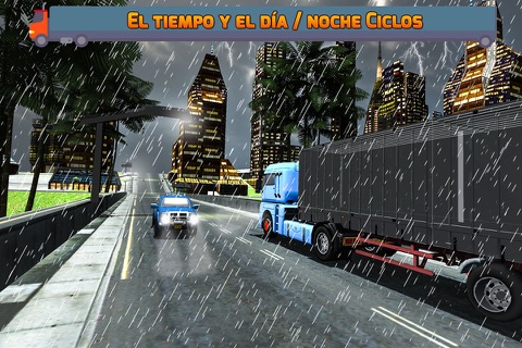 Heavy Transporter Truck Simulator Big City Parking screenshot 4