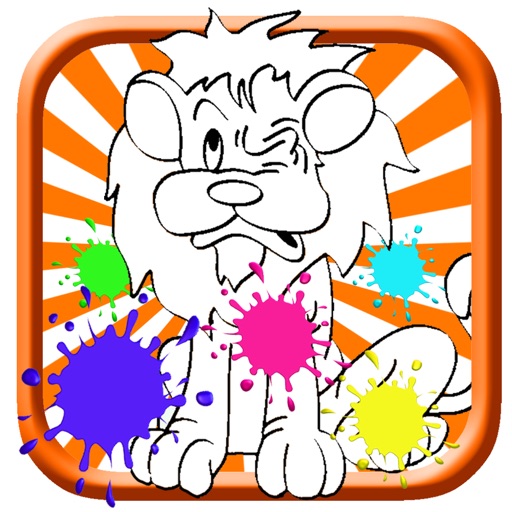 Draw Lion Adventure Amazing Coloring Book Game iOS App