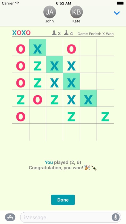 xoxo - Tic Tac Toe for iMessage screenshot-4