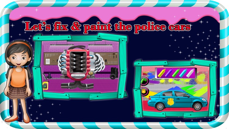 Police Car Repair & Fix it - Auto Vehicle Cleanup screenshot-3