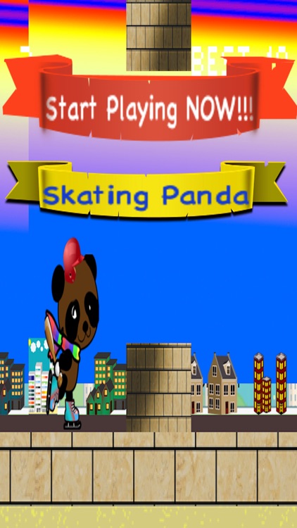 Skating Panda