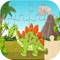 Game Puzzle Dinosaurs for Kids will improve observation skills