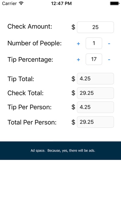 DPTip Calculator