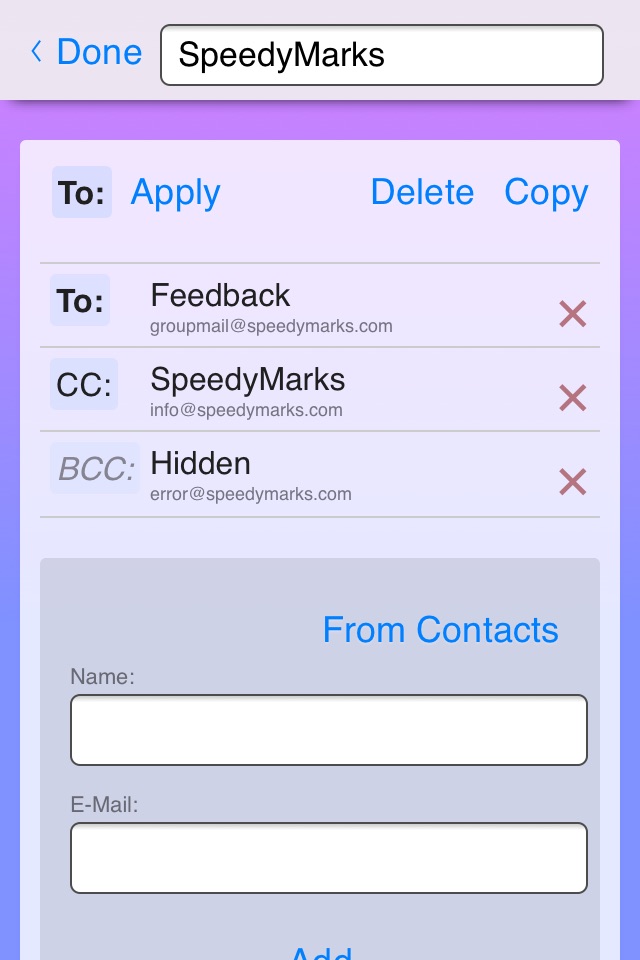Group Mail App screenshot 3