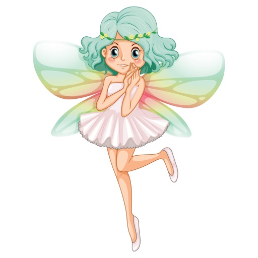 Cute Colorful Fairy Stickers