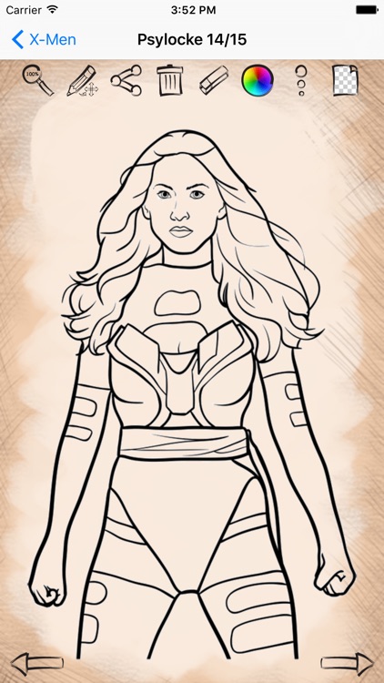 Drawing for X-Men screenshot-3
