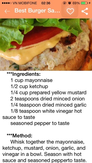 Burger Recipes - Beef Burgers,Veggie Burgers,Chicken Burgers(圖4)-速報App