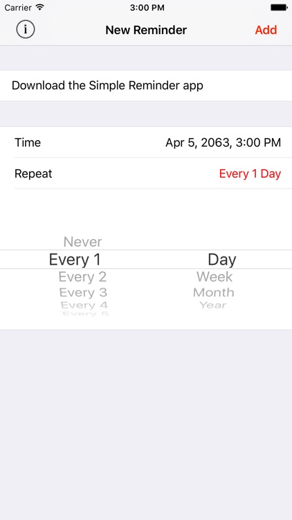 Simpler Reminder