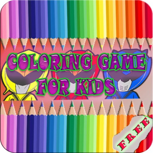 Coloring Book Power Rangers Game Edition iOS App