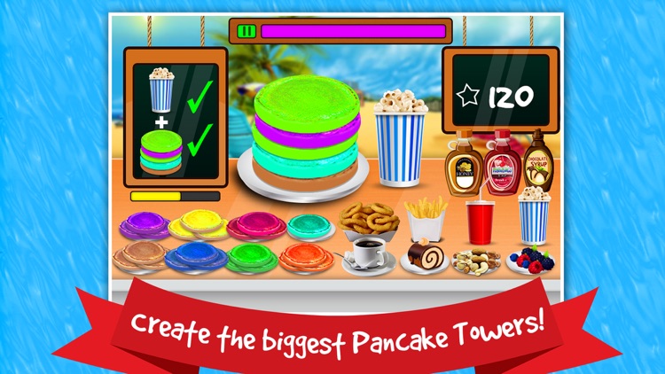 Rainbow Pancake Restaurant - Match & Stack it