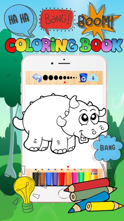 Dinosaur book lite free dinosaur coloring games