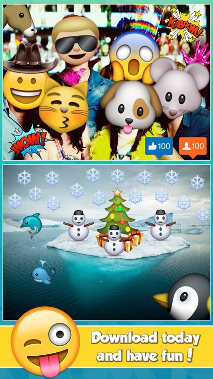Insta Emoji Photo Editor- Add Cool Emoticon Stickers to your Pictures screenshot-4