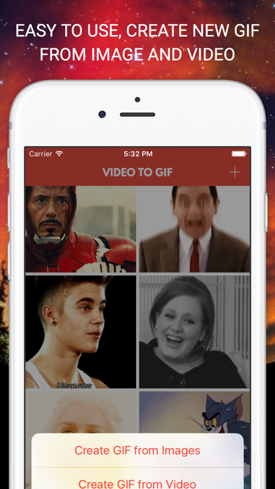 How to cancel & delete Video to Gif - Best Photo Sharing Site, Hiralious Text Animated Gifs, Create Moments Looping Photos from iphone & ipad 3