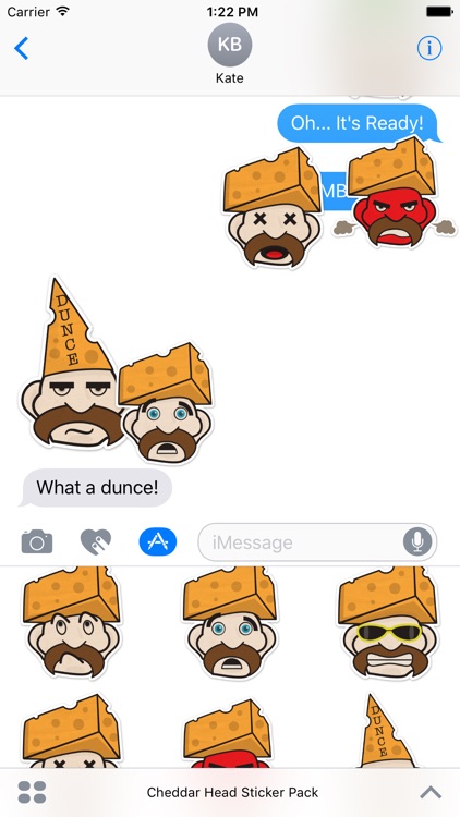 Cheddar Head Sticker Pack screenshot-3