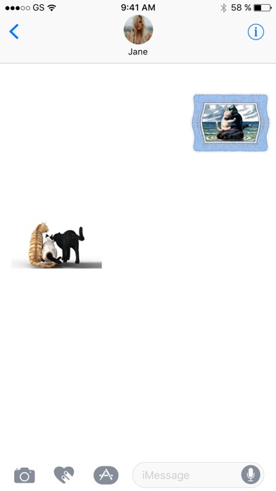 Cat Two Sticker Pack!のスクリーンショット2 Cat Two Sticker Pack!のスクリーンショット2