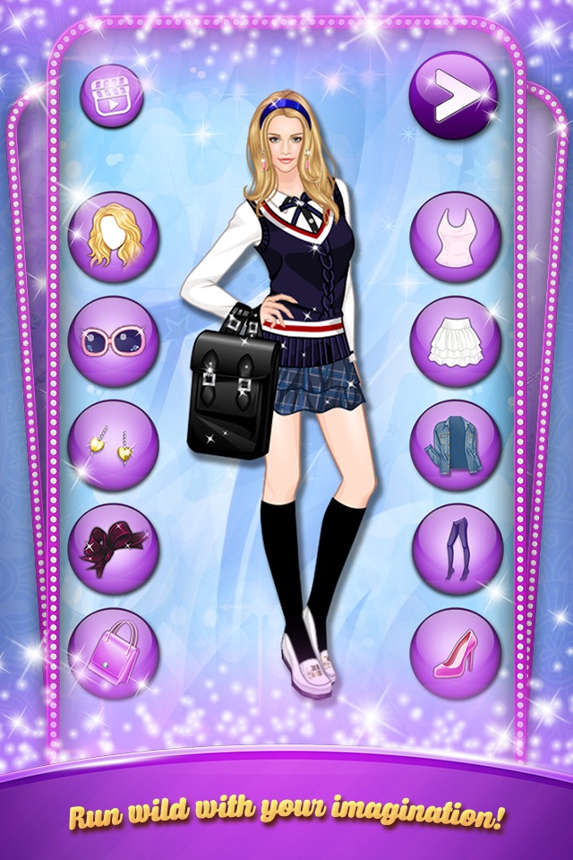 School Girl Uniform - Dressing game for girls screenshot 3