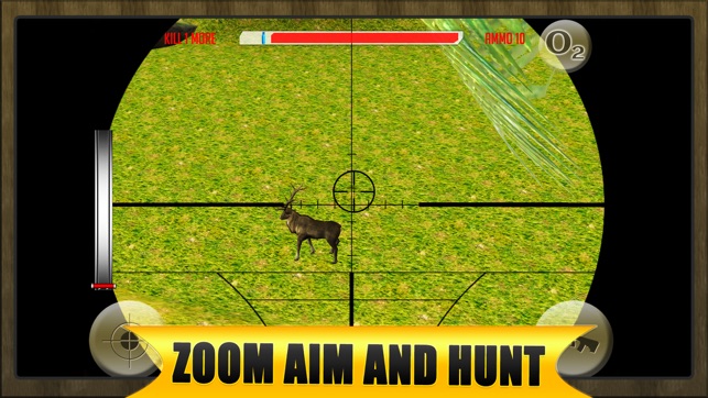 Deer Hunting Game 2016 : Sniper Kill Animals Pro(圖5)-速報App