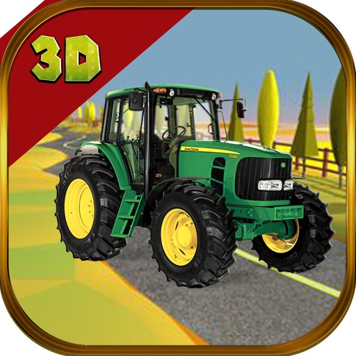 Farm Tractor Drive Simulator Icon