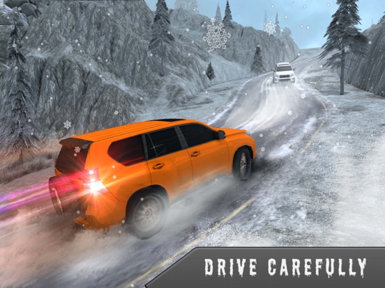 Снег - вождение симулятор 3D игра водитель Прадо 4 для iPad