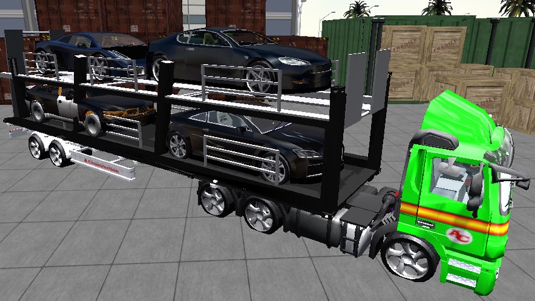 City Cargo Transporter Truck 3D screenshot-3