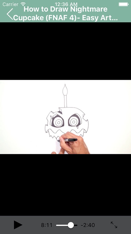 How To Draw Nightmare Chica From FNaF 4 Step By Step Drawing