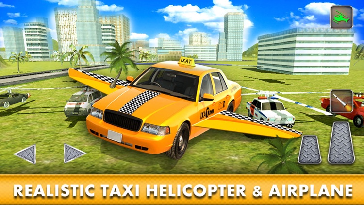 Flying Taxi Car Simulator 2016: Flight Duty Driver screenshot-4