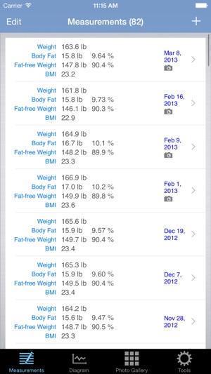 BOD Keeper Free - Body Fat Calculator & Tracker(圖2)-速報App