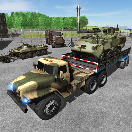 Army Cargo Truck Driver Transporter 2016 Icon
