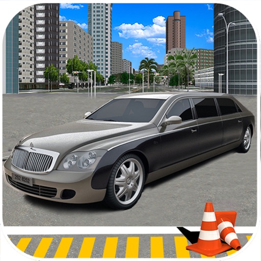 Realistic Limousine Parking : 3D Luxury Limo drive