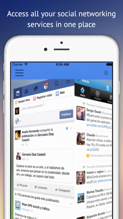 Social Media Management - all your social networks in one app