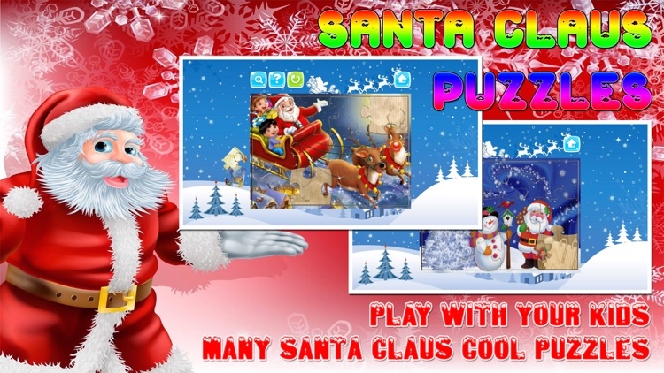 Santa Claus Christmas Jigsaw Puzzles for Toddlers