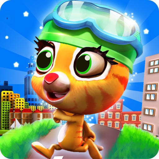 Talking Cat Escape: Endless Running Game iOS App