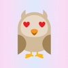 Simple owl emojis - Fx Sticker