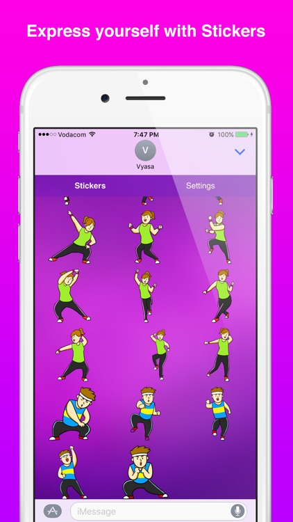 Zumoji Dancing & Fitness emoji Stickers