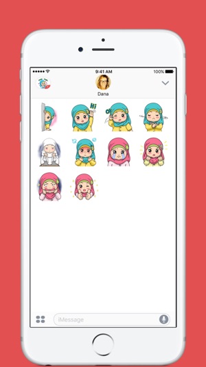 Cute Hijab stickers by EdSants(圖2)-速報App